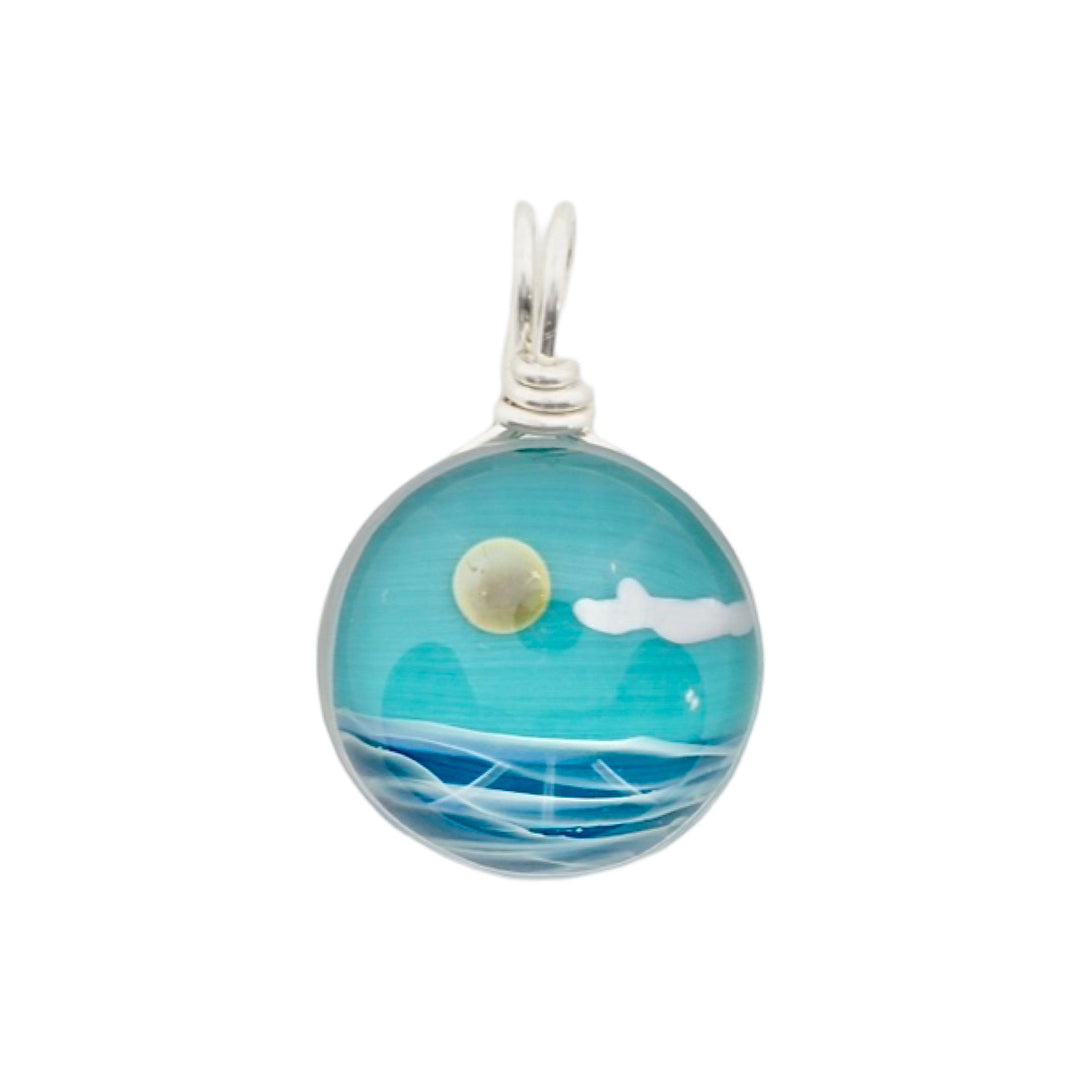 Silver Wire Wrap Pendant