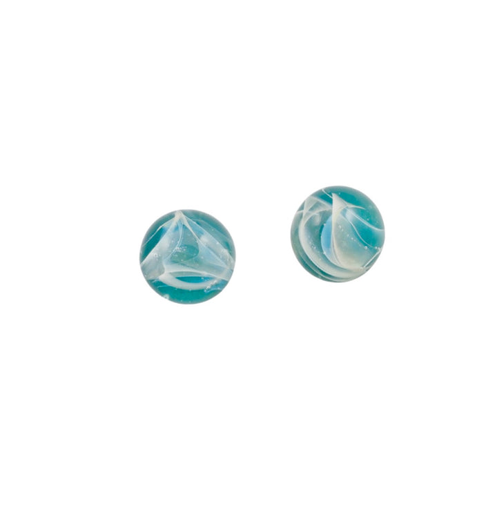 Silver Smoke Stud Earrings