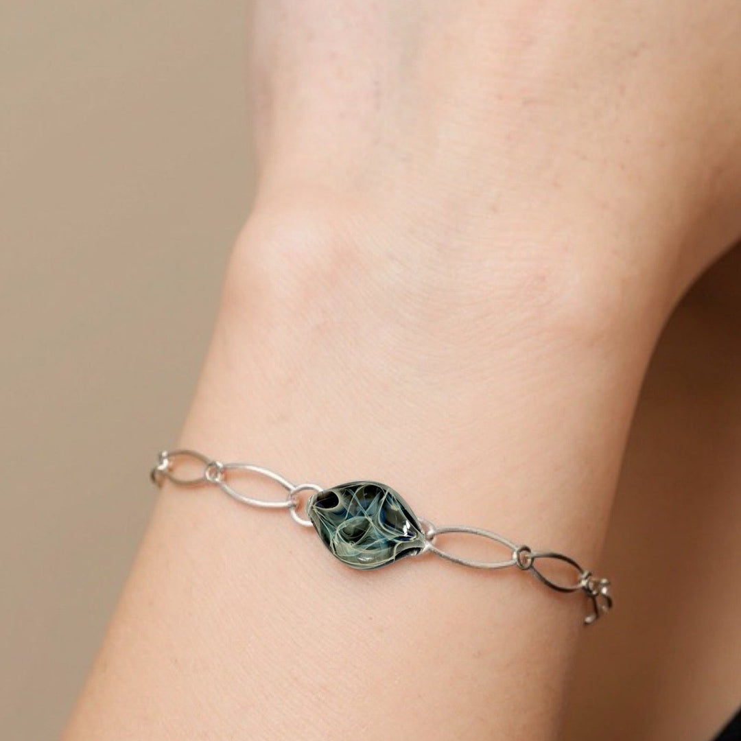 Adjustable Silver Diamond Bracelet