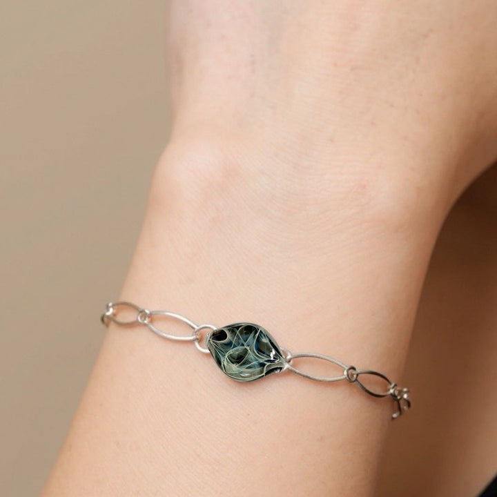 Adjustable Silver Diamond Bracelet