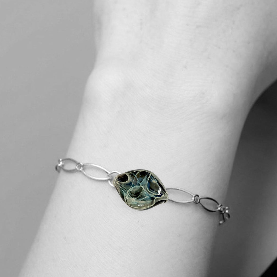 Adjustable Silver Diamond Bracelet