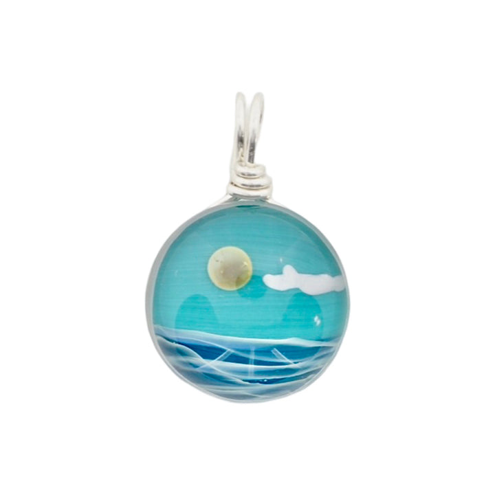 Sterling Silver Wire Wrap Pendant