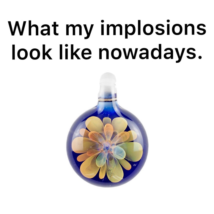 Borosilicate Intermediate Flameworking 3-D Flower (Solid Glass Forms)