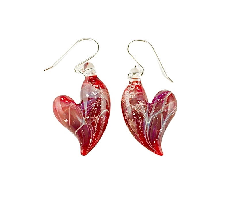 Memorial Heart Earrings